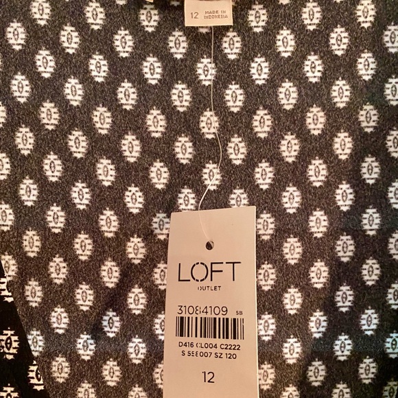 LOFT Wrap Mini Dress - Size 12 - NWT! - Picture 4 of 4